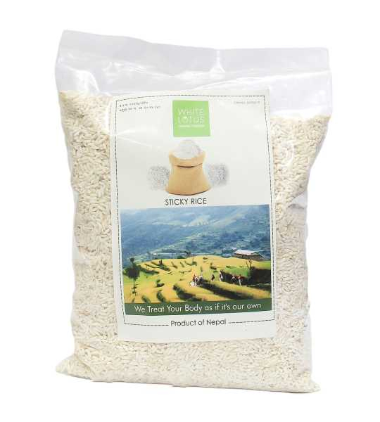 White Lotus Sticky Rice lamjung 1 Kg