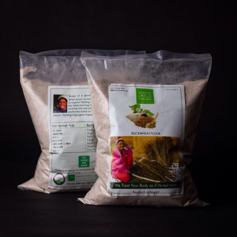 White Lotus  Sweet buckwheat flour (मिठे फापरको पिठो)  Ramechhap 1 Kg
