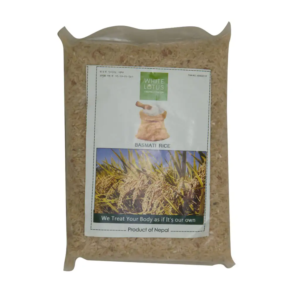 White Lotus  Basmati white (बlसमती सेतो चामल) Sindhupalchowk 1 Kg
