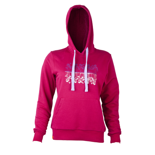 Wildcraft Women's Hoodie Sweatshirt-Pink-S