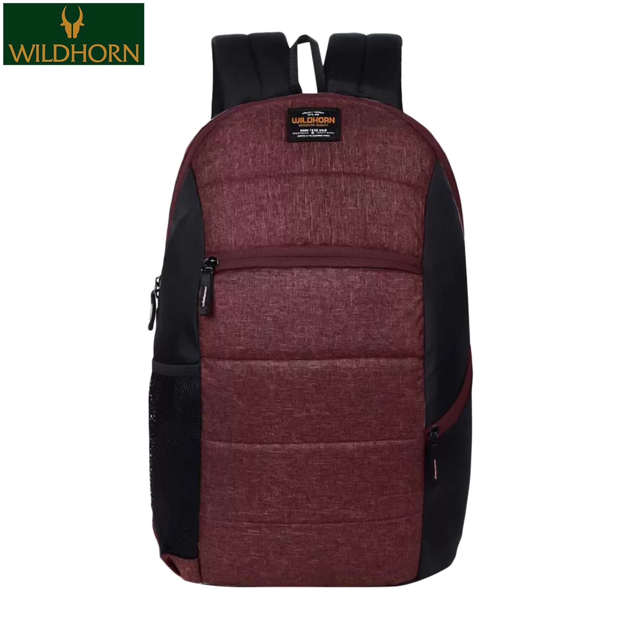 WILDHORN 23L Water Resistant Unisex Laptop Bag / Backpack for Travel / Business / College Bookbags (BP016 maroon)