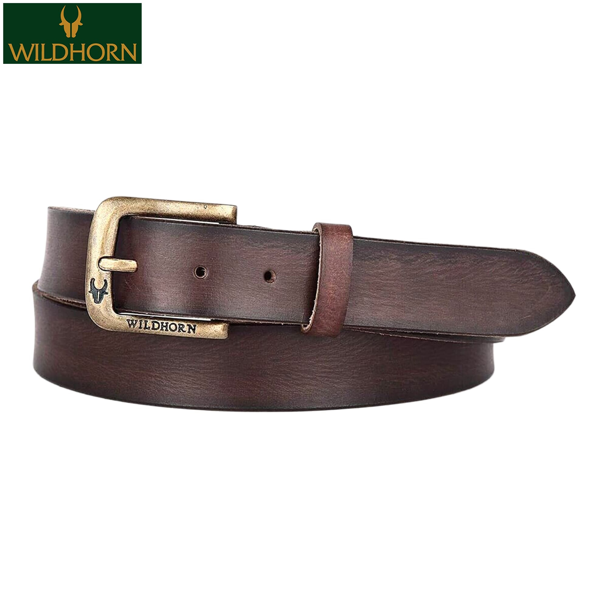 Wildhorn Nepal Casual 100% Genuine Leather Brown Belt For Men - Fashion | Belt For Men | Men'S Wear |