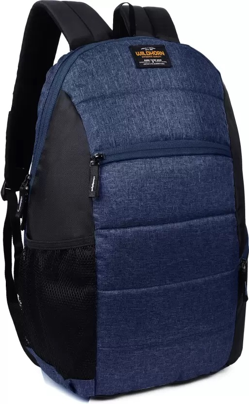 WILDHORN 23L Water Resistant Unisex Laptop Bag / Backpack for Travel / Business / College Bookbags (BP016 Blue) 