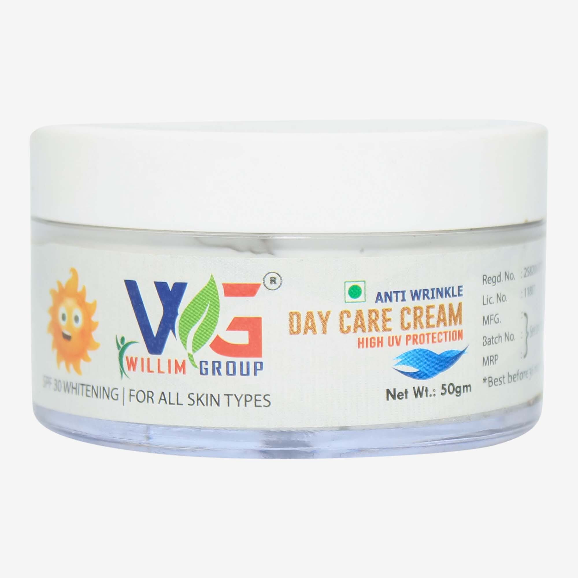 Willim Group Day Care Cream Spf 30 High Uv Protection 50gm