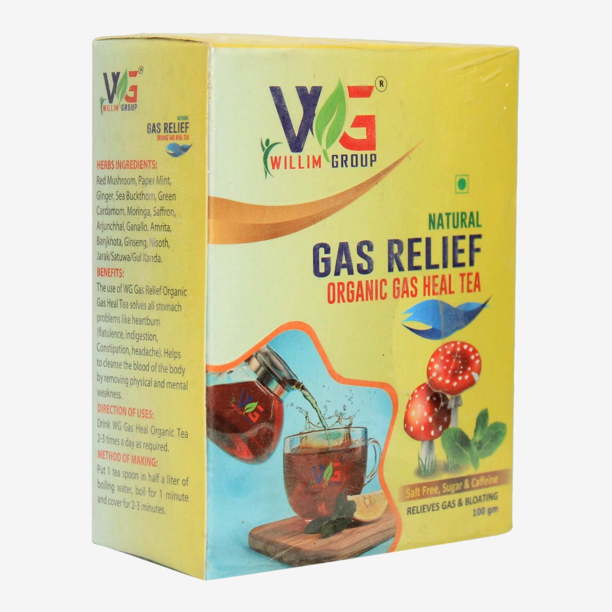 Willim Group Natural Gas Relief Organic Gas Heal Tea 100gm