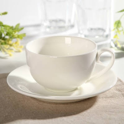 Laughing Buddha - Wilmax England – Set of 6 – Tea Cup & Saucer – 250 Ml – 8 Oz (set of 6)