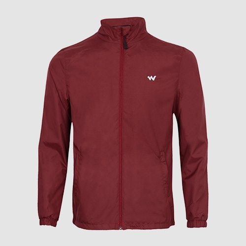 Wildcraft Men's Wind Cheater for Winter-Red-M
