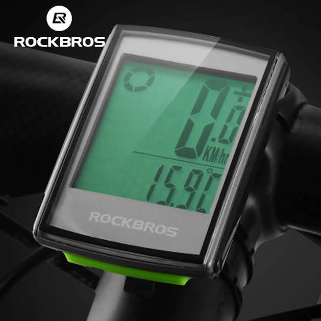 Laughing Buddha - Rockbros Bc18-L21 2.2in 18 Functions Wireless Bike Computer Waterproof Lcd Cycling Speedometer Odometer Mtb Accessories