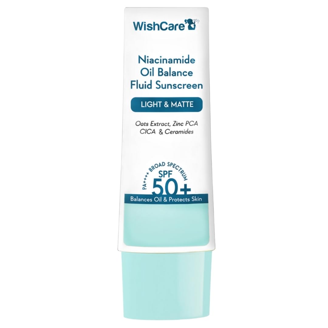 WishCare 5% Niacinamide Oil Balance Fluid Sunscreen SPF 50 PA++++ - 50gm