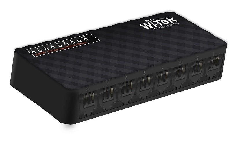 Wi-Tek WI-SF108 - PoE Switch - 100Mbps Ethernet Switch