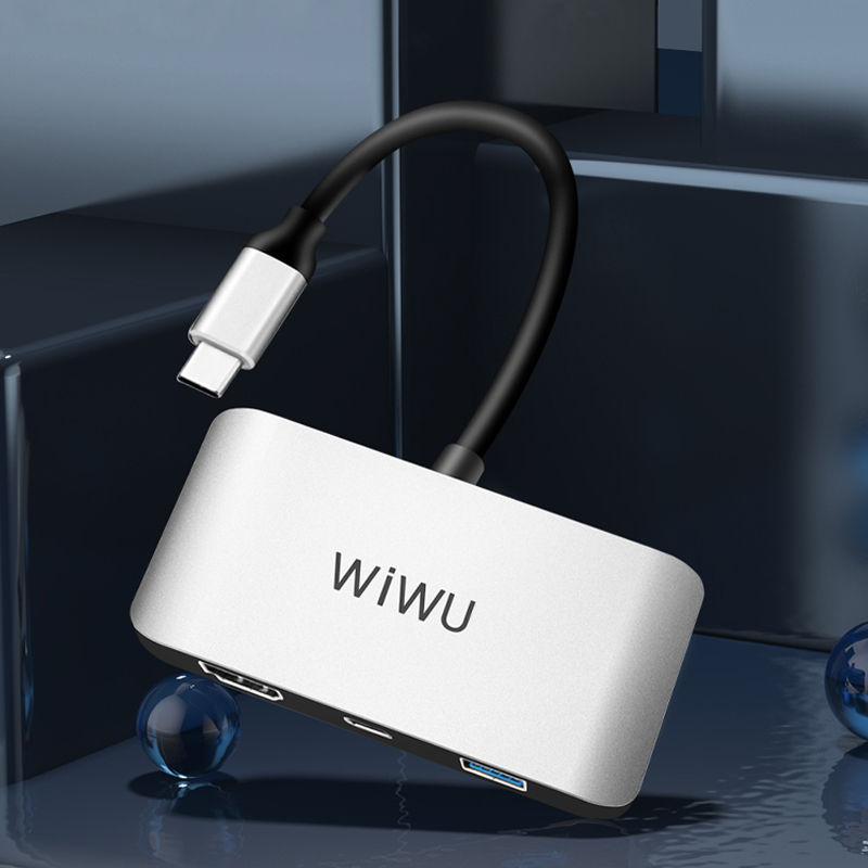 WIWU Alpha C2H Hub 3 in 1 USB Hub