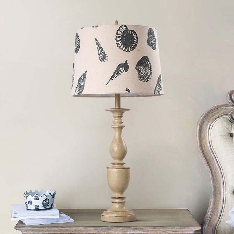 Woden Farmhouse Table Lamps