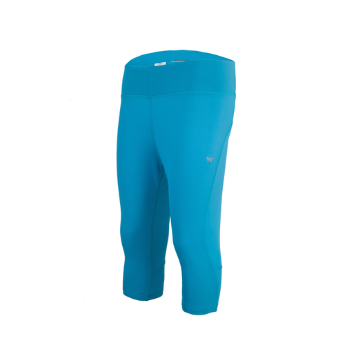 Wildcraft Women's HypaCool Capri Tights-Blue-S