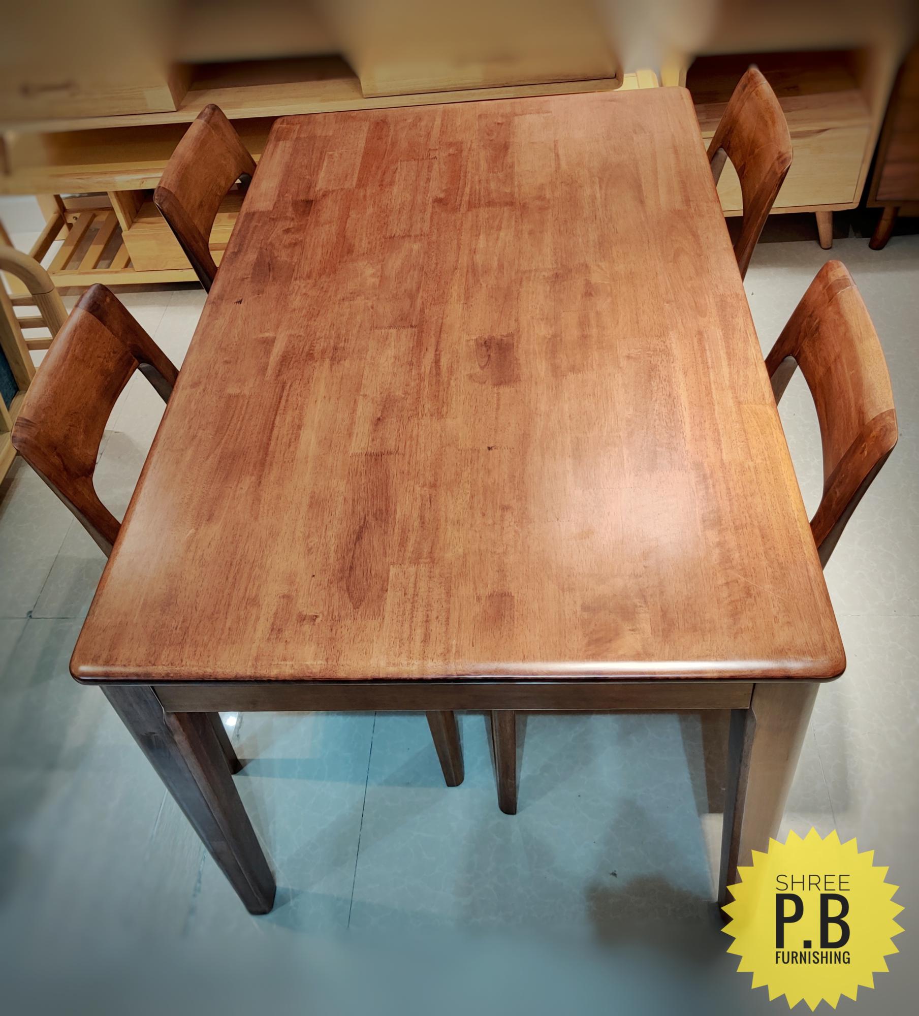 MDF Wooden Dinning Table Set