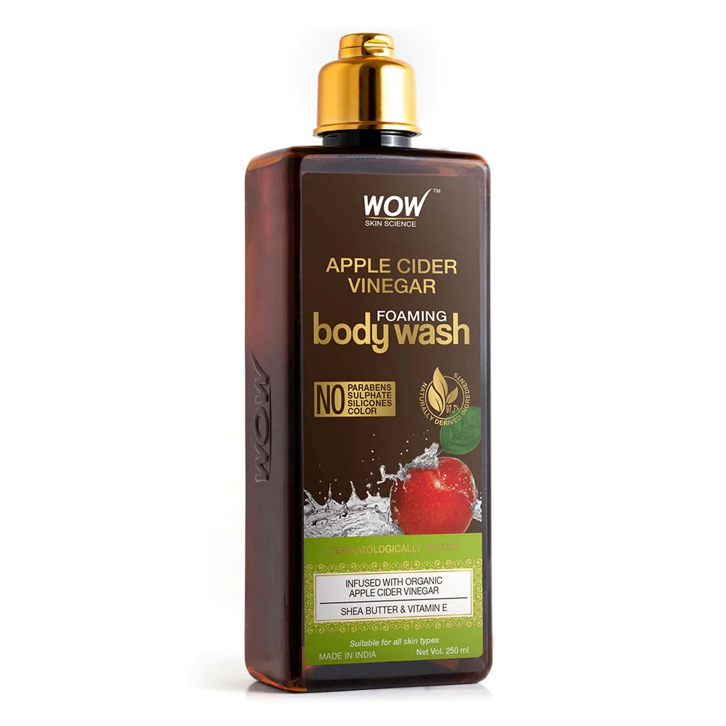 WOW Skin Science Apple Cider Vinegar Foaming Body Wash (250ml)