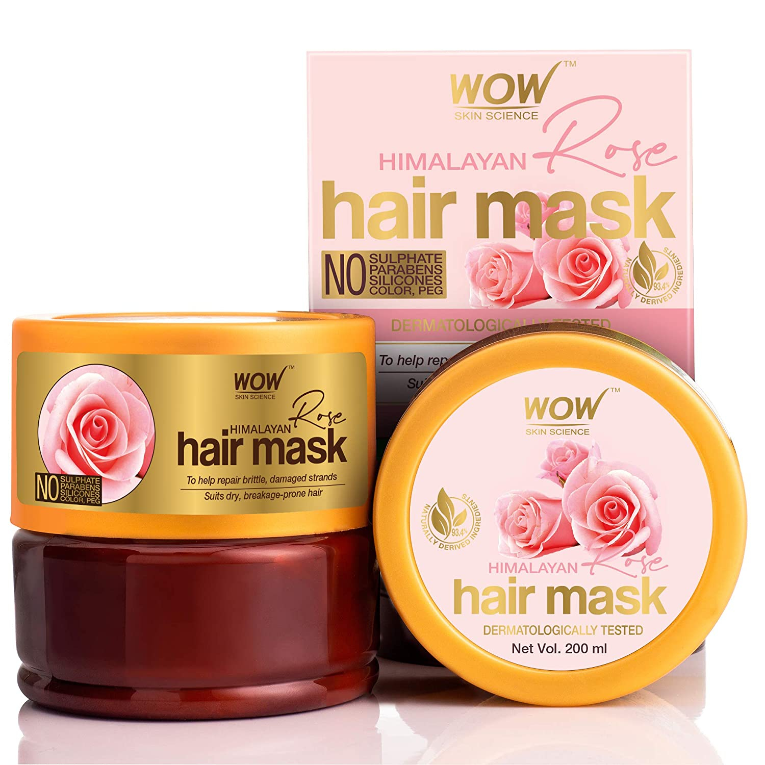 WOW Skin Science Himalayan Rose Hair Mask (200ml)