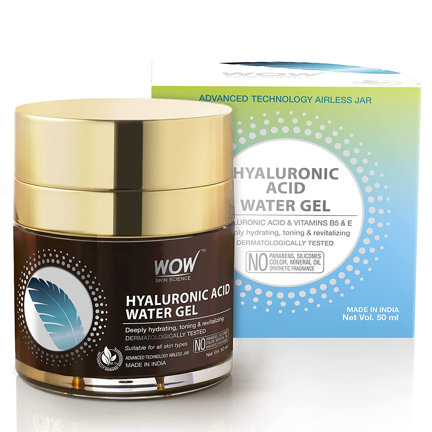 WOW Skin Science Hyaluronic Acid Water Gel - 50ml
