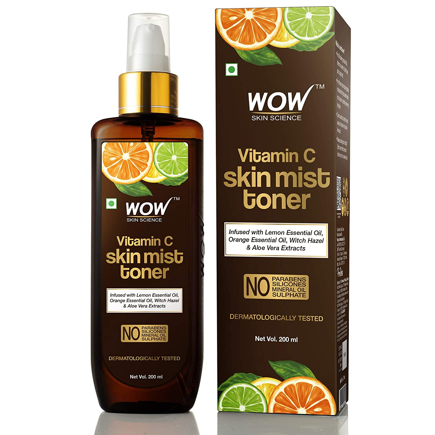 WOW Skin Science Vitamin C Skin Mist Toner -200ml
