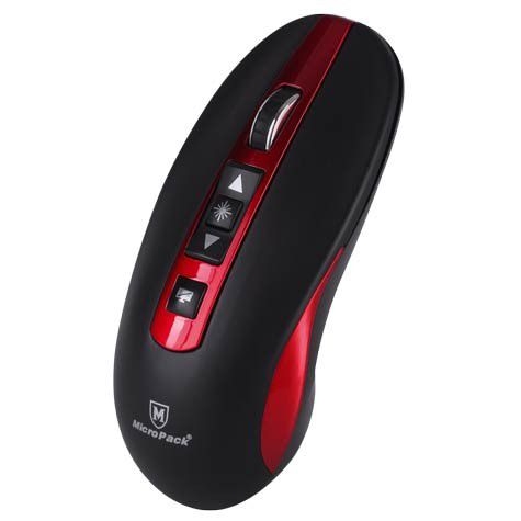 Micropack Wireless Presentation Pointer With Air Mouse Wpm-07