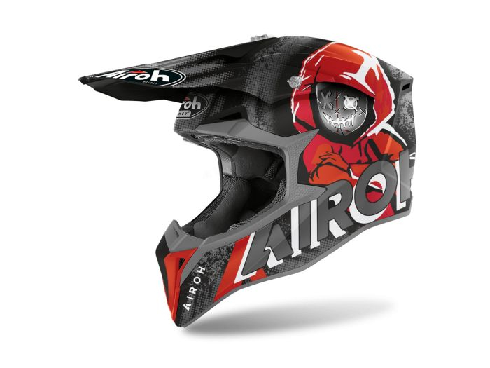 Airoh Wraap Alien Helmet Red Matt