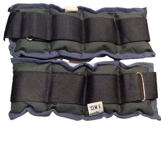 Wrist/Ankle Weights 2 kg (1 kg Each x 2 pc) Ankle Weight 1 kg pair
