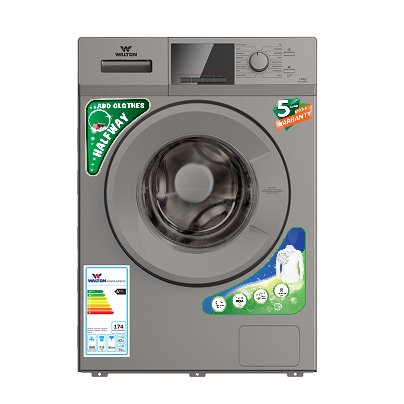 Walton 7kgs WWM-AFM70 Washing Machine