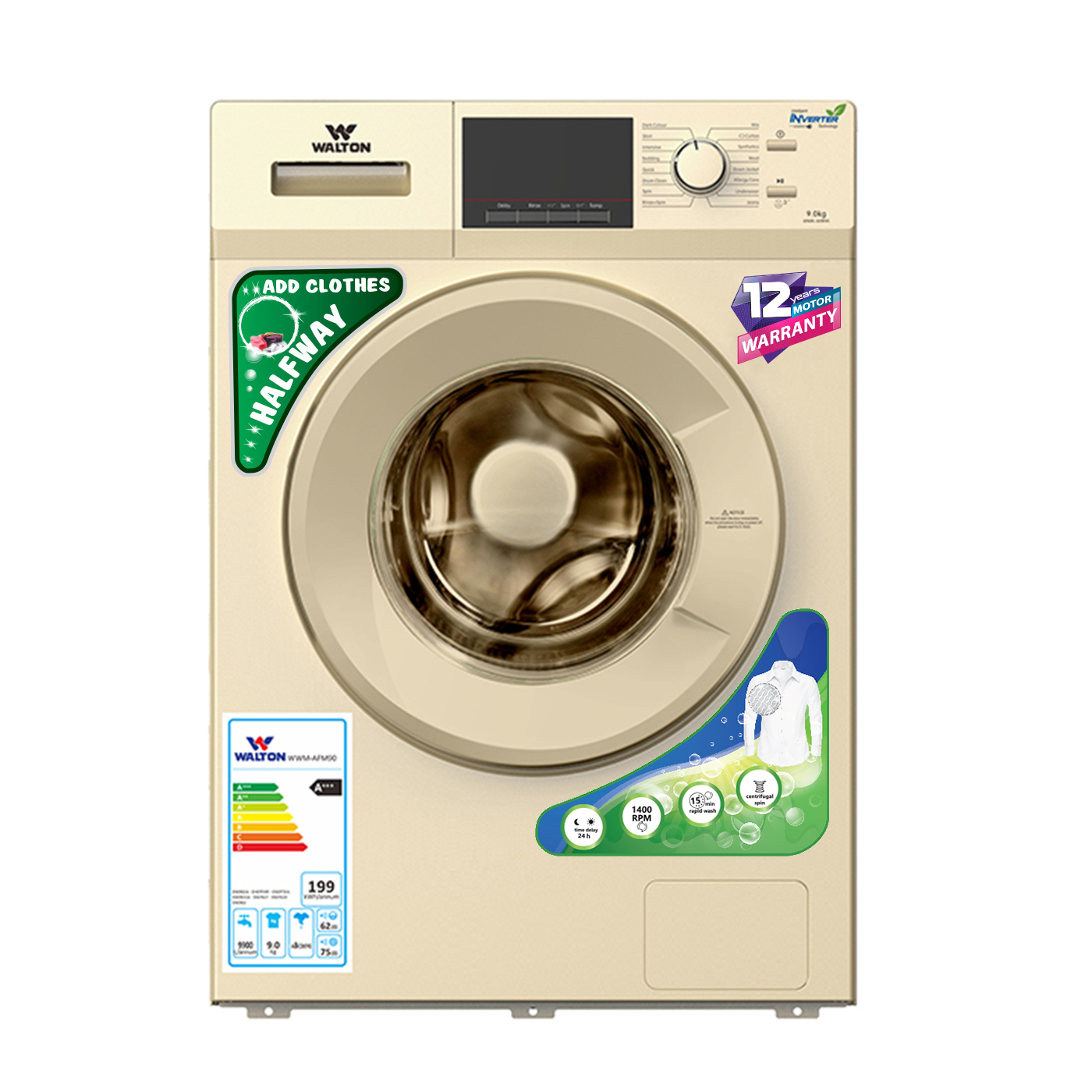 Walton 9kgs - WWM-AFM90 - Washing Machine