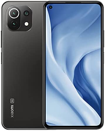 Xiaomi Mi 11 Lite 5G Triple Camera Worldwide GSM 8GB RAM 128GB Storage Mobile (Truffle Black)