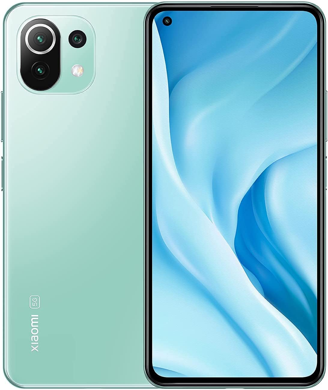 Xiaomi Mi 11 Lite 5G Triple Camera Worldwide GSM 8GB RAM 256GB Storage Mobile (Mint Green)