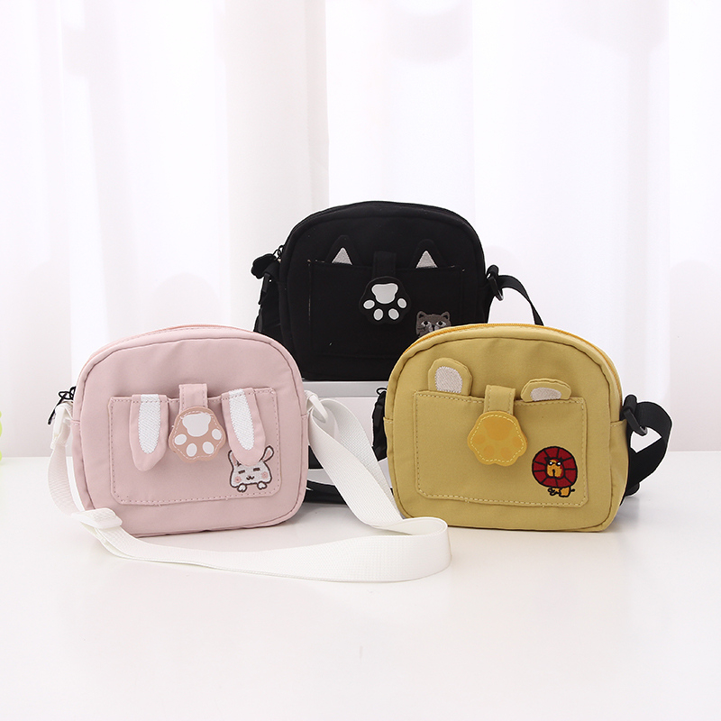 Ximi Cat Paw Square Shoulder Bag for Children
