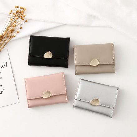 Ximi Vogue Life Simple Style Vogue 3-Fold Short Wallet for Women