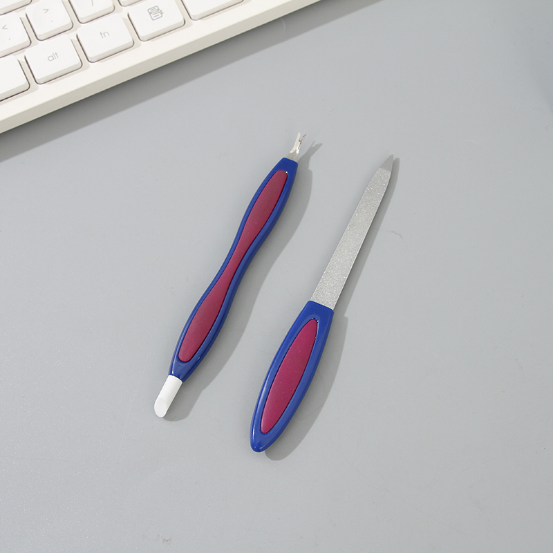 Ximi Vogue Life 2-Piece Manicure Set (Nail File + Cuticle Remover)