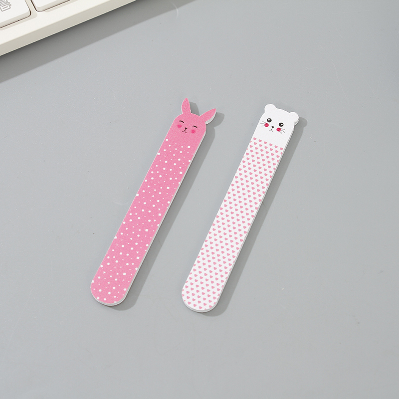 Ximi Vogue Life 2-Piece Nail File Set (Cartoon Rabbit & Cat Design)