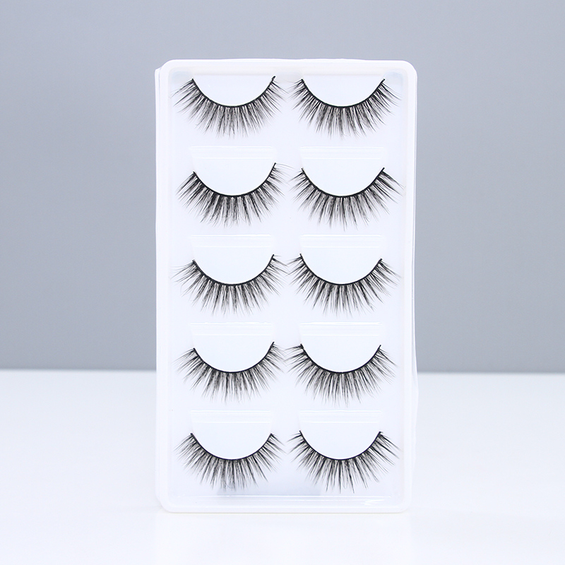 Ximi Vogue Life 3D Natural Curly False Eyelashes (Black) (5 Pairs)