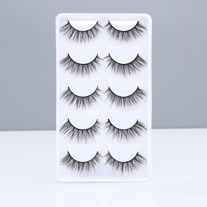 Ximi Vogue Life 4D Natural Cross False Eyelashes (Black) (5 Pairs)