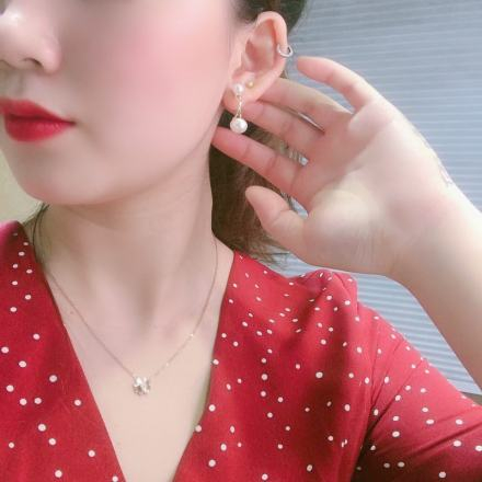 Ximi Vogue Life All-Match Pearl Earrings with S925 Silver Needle