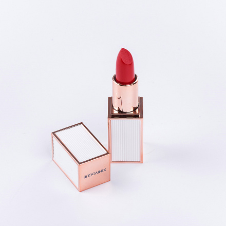 Ximi Vogue Life Bright Pure Color Moisturizing Lipstick (Orangish Red)