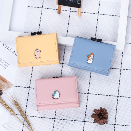 Ximi Vogue Life Cartoon Animal Coin Purse Short Wallet