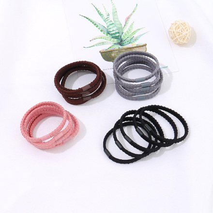 Ximi Vogue Life Classic Style Flat Hair Rope (5 Pcs)