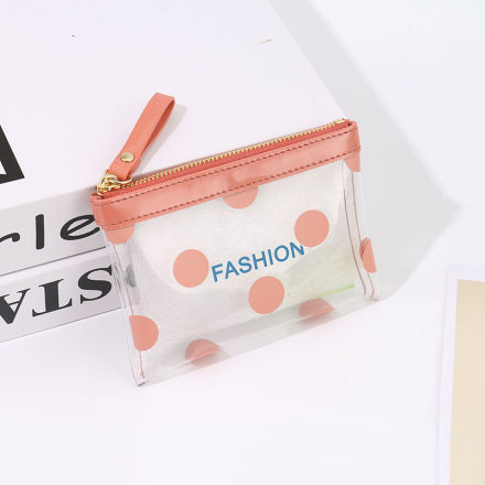 Ximi Vogue Life Cute Polka Dot Coin Purse (Pink)