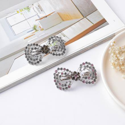 Ximi Vogue Life Elegant Bowknot Steel Hair Clip
