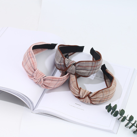 Ximi Vogue Life Forest Style Plaid Hairband