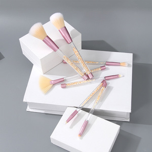Ximi Vogue Life Glittery Series Makeup Brush (7 Count)(Purple Gold)