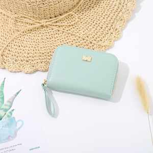 Ximi Vogue Life Lovely Cat Multi-Slot Card Purse for Women (Green)