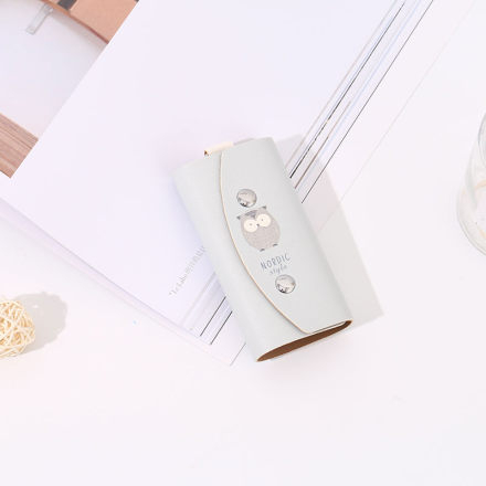 Ximi Vogue Life Lovely Owl Key Case (Gray)