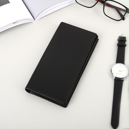 Ximi Vogue Life Minimalism Leather Long Wallet for Men