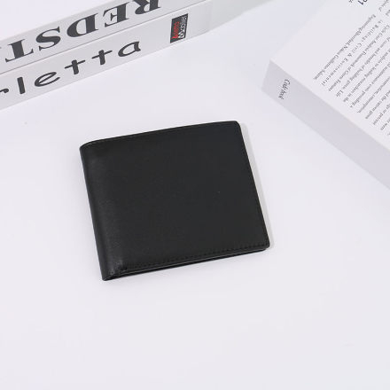 Ximi Vogue Life Minimalism Leather Short Wallet for Men