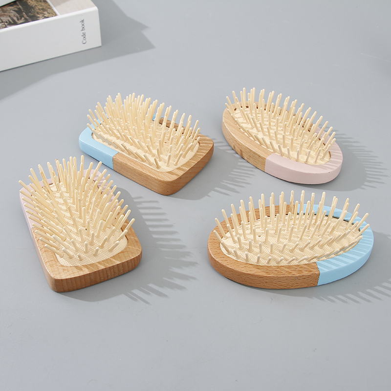 Ximi Vogue Life Natural Wooden Cushion Hairbrush