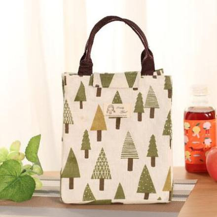 Ximi Vogue Life Nordic Style Tree Pattern Lunch Bag