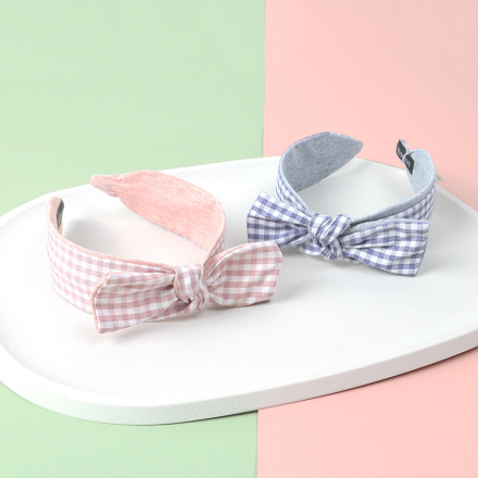 Ximi Vogue Life Plaid Bowknot Hairband